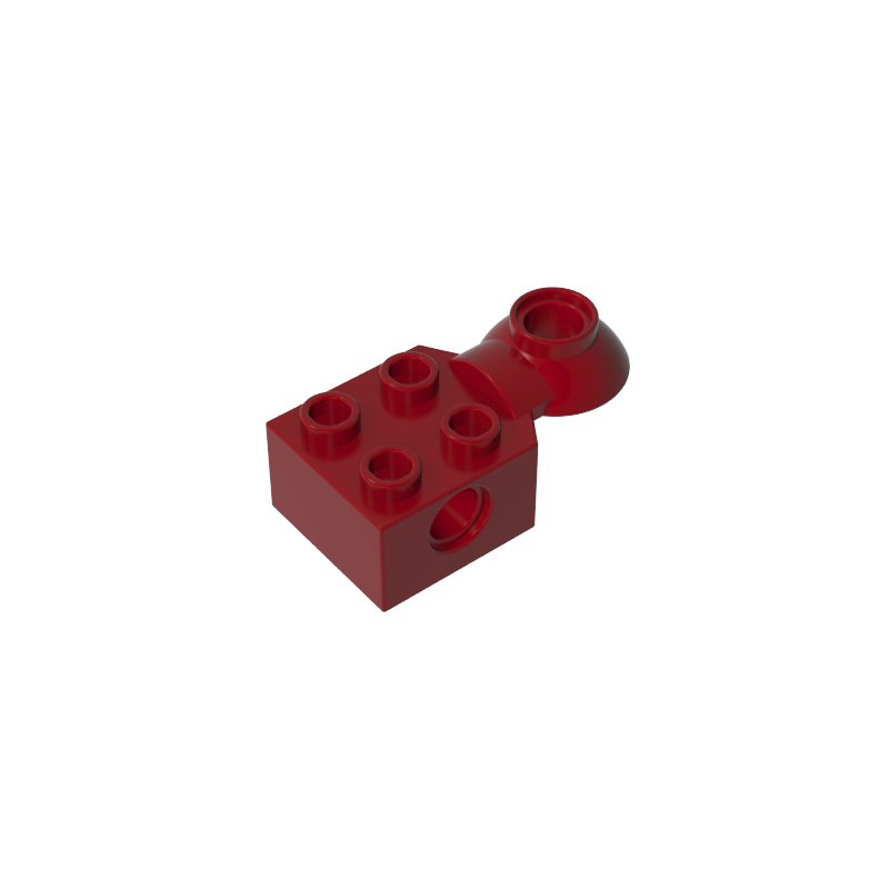 GDS-1089 - Technic Brick Special 2 x 2 with Pin Hole, Rotation Joint Ball Half [Horizontal Top]