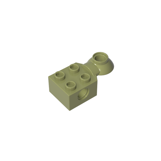 GDS-1089 - Technic Brick Special 2 x 2 with Pin Hole, Rotation Joint Ball Half [Horizontal Top]