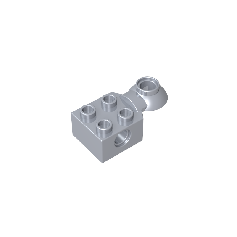 GDS-1089 - Technic Brick Special 2 x 2 with Pin Hole, Rotation Joint Ball Half [Horizontal Top]