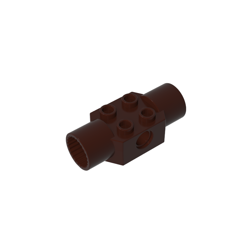 GDS-1090 - Technic Brick Special 2 x 2 with Pin Hole, with 2 Rotation Joint Sockets