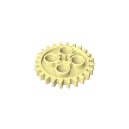 GDS-1098 - Technic Gear 24 Tooth [Old Style - Three axle holes]