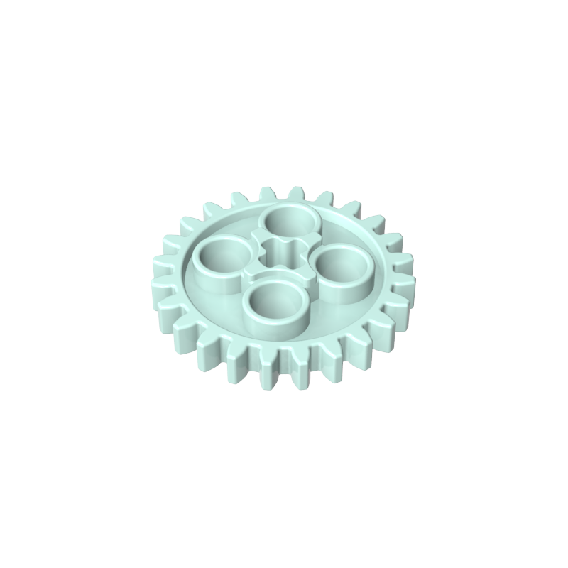 GDS-1098 - Technic Gear 24 Tooth [Old Style - Three axle holes]