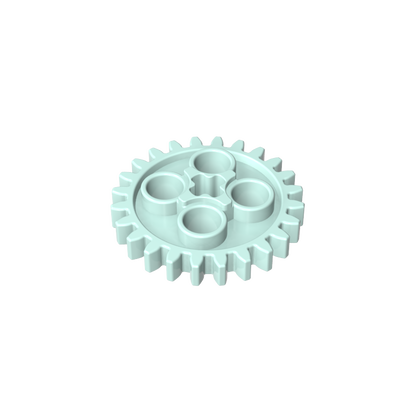 GDS-1098 - Technic Gear 24 Tooth [Old Style - Three axle holes]