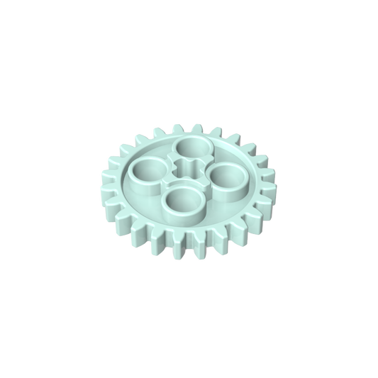 GDS-1098 - Technic Gear 24 Tooth [Old Style - Three axle holes]