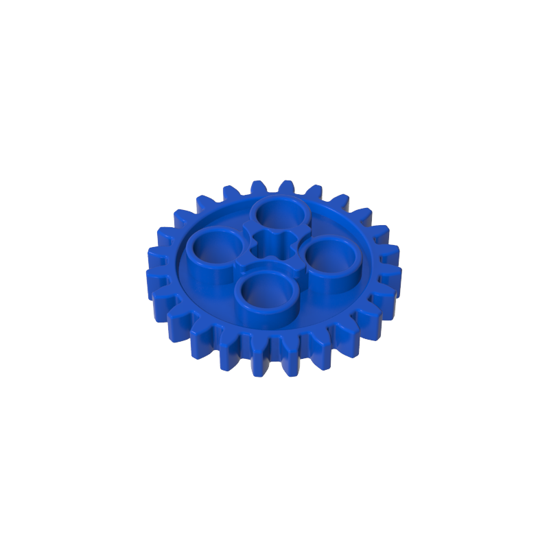 GDS-1098 - Technic Gear 24 Tooth [Old Style - Three axle holes]