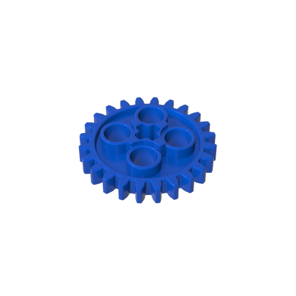 GDS-1098 - Technic Gear 24 Tooth [Old Style - Three axle holes]