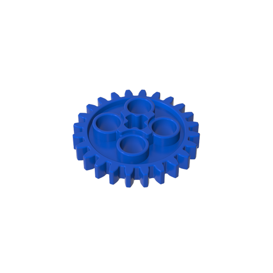 GDS-1098 - Technic Gear 24 Tooth [Old Style - Three axle holes]