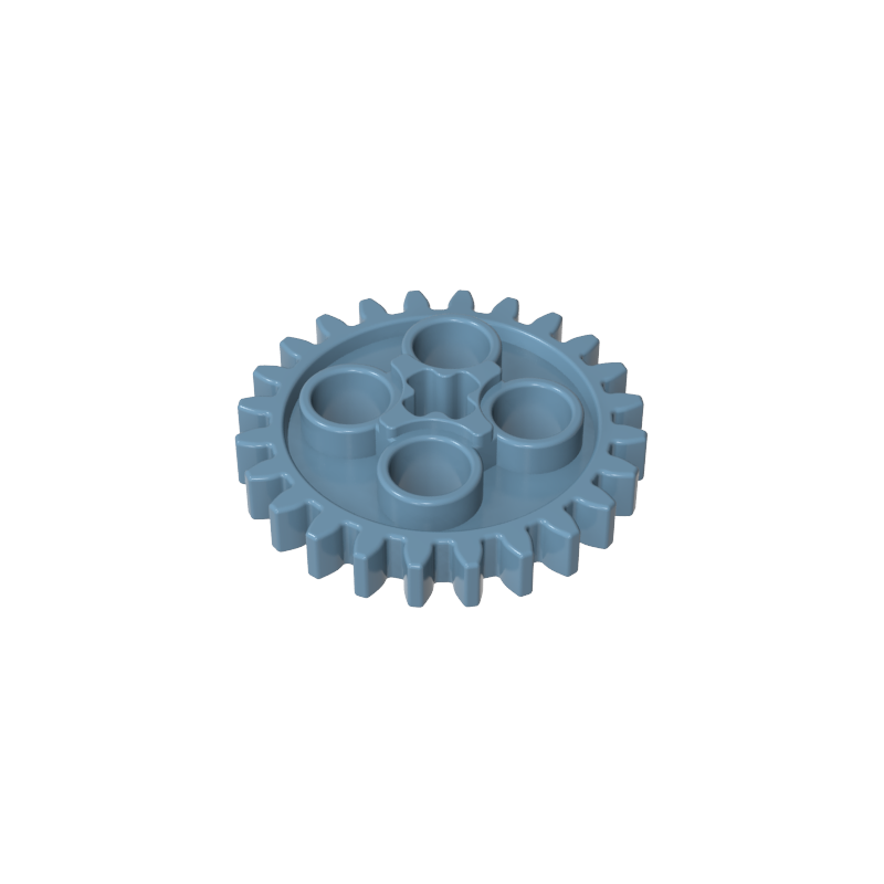 GDS-1098 - Technic Gear 24 Tooth [Old Style - Three axle holes]