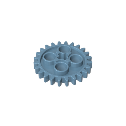 GDS-1098 - Technic Gear 24 Tooth [Old Style - Three axle holes]