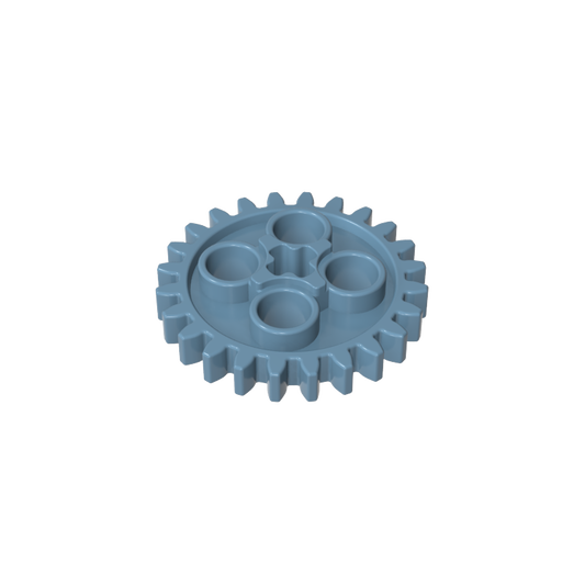 GDS-1098 - Technic Gear 24 Tooth [Old Style - Three axle holes]