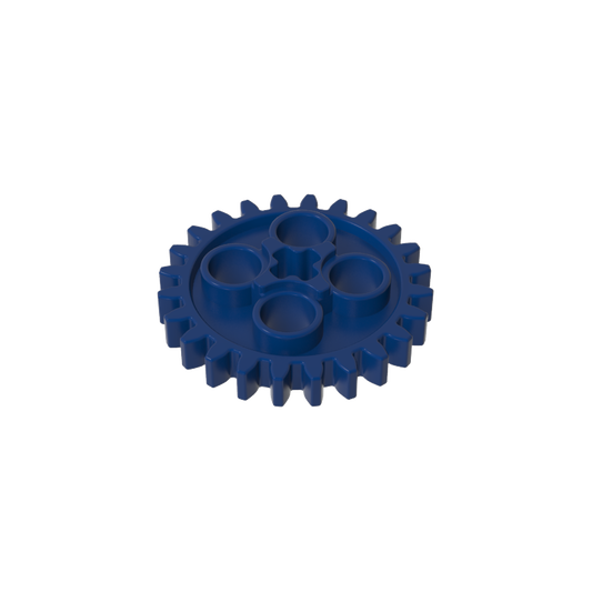 GDS-1098 - Technic Gear 24 Tooth [Old Style - Three axle holes]