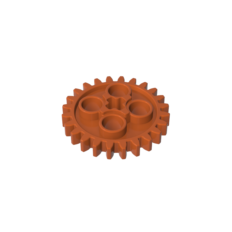 GDS-1098 - Technic Gear 24 Tooth [Old Style - Three axle holes]