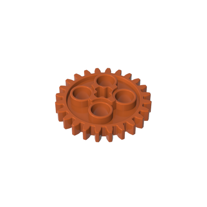 GDS-1098 - Technic Gear 24 Tooth [Old Style - Three axle holes]