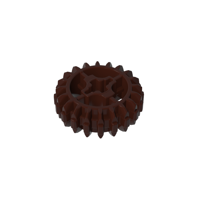 GDS-1103 - Technic Gear 20 Tooth Double Bevel with Axle Hole Type 1 [+ Opening]