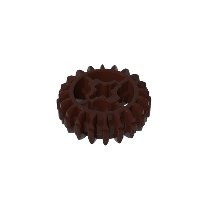 GDS-1103 - Technic Gear 20 Tooth Double Bevel with Axle Hole Type 1 [+ Opening]