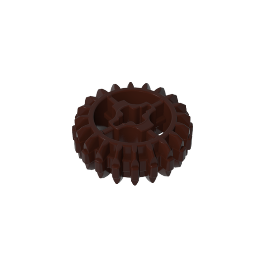 GDS-1103 - Technic Gear 20 Tooth Double Bevel with Axle Hole Type 1 [+ Opening]