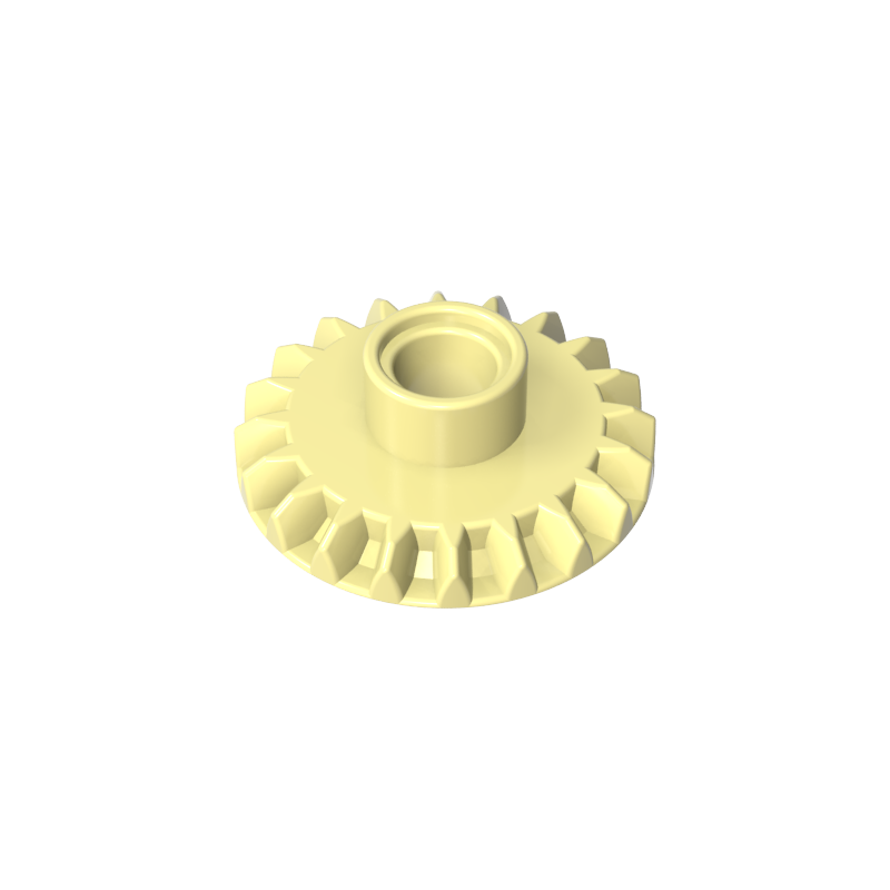 GDS-1105 - Technic Gear 20 Tooth Bevel with Pin Hole