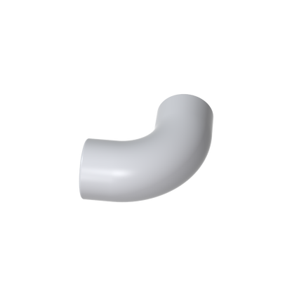 GDS-1114 - Brick Round 1 x 1 diameter Tube with 90 Degree Elbow (2 x 2 x 1) and Axle Holes (Crossholes) at each end