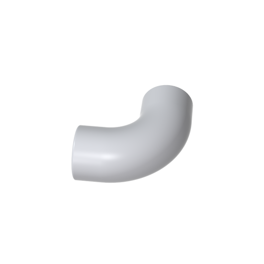 GDS-1114 - Brick Round 1 x 1 diameter Tube with 90 Degree Elbow (2 x 2 x 1) and Axle Holes (Crossholes) at each end