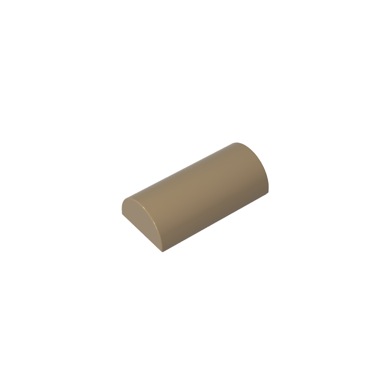 GDS-1115 - Brick Curved 2 x 4 No Studs, Curved Top
