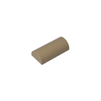 GDS-1115 - Brick Curved 2 x 4 No Studs, Curved Top