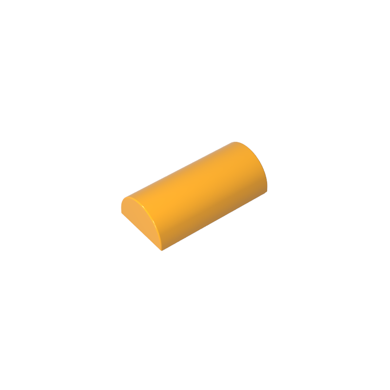 GDS-1115 - Brick Curved 2 x 4 No Studs, Curved Top
