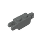 GDS-1119 - Hinge Brick 1 x 2 Locking with 1 Finger Vertical End and 2 Fingers Vertical End, 9 Teeth