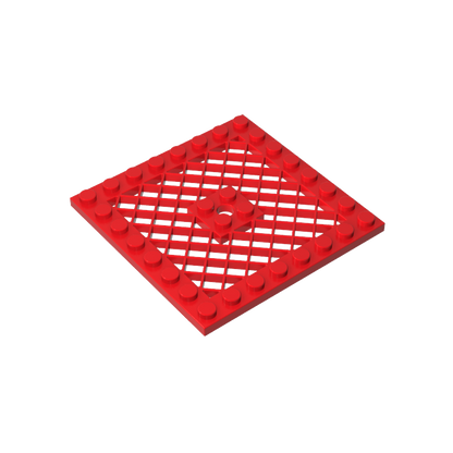 GDS-1122 - Plate Special 8 x 8 with Grille [Hole in Center]