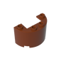 GDS-1127 - Cylinder Half 2 x 4 x 2 with 1 x 2 Cutout