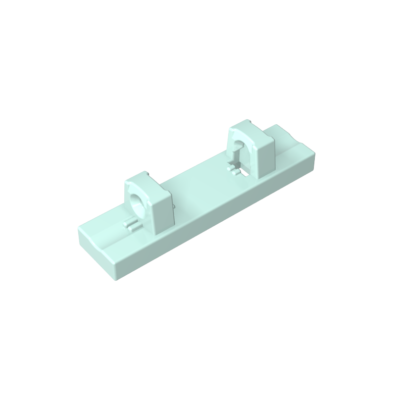 GDS-1131 - Hinge Tile 1 x 4 Locking Dual 1 Fingers on Top [4 Locking Ridges]