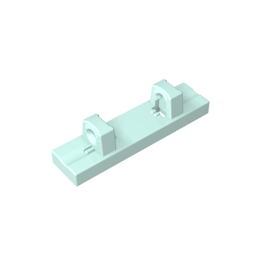 GDS-1131 - Hinge Tile 1 x 4 Locking Dual 1 Fingers on Top [4 Locking Ridges]