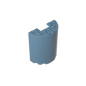 GDS-1137 - Cylinder Half 3 x 6 x 6 with 1 x 2 Cutout