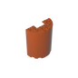 GDS-1137 - Cylinder Half 3 x 6 x 6 with 1 x 2 Cutout