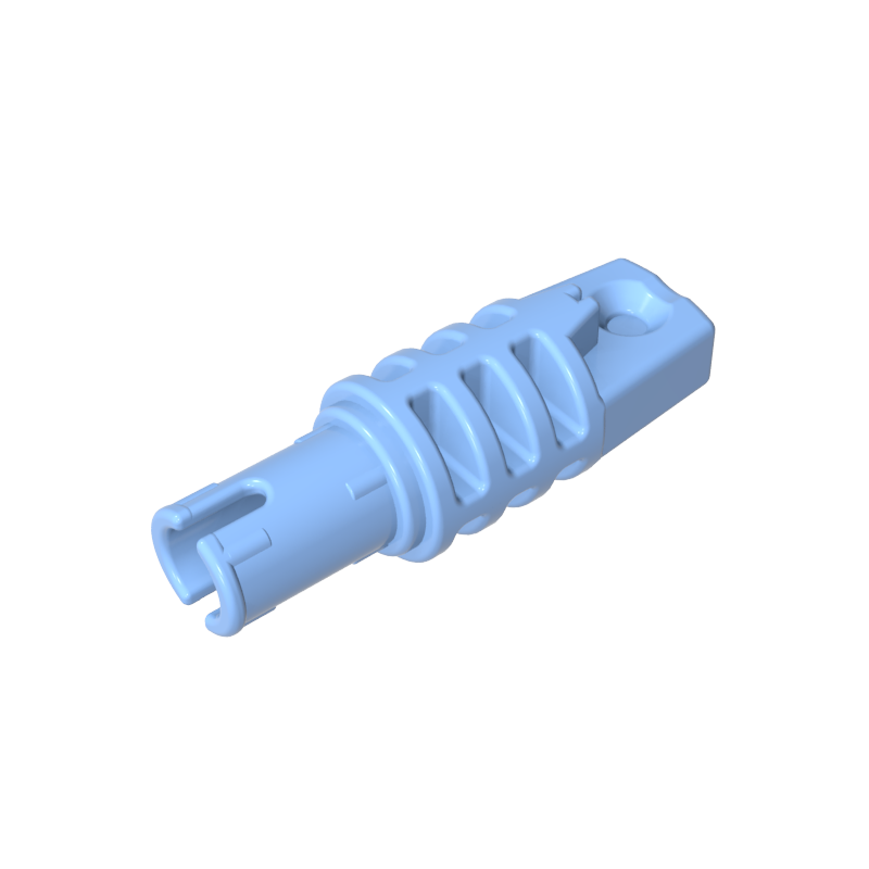 GDS-1143 - Hinge Cylinder 1 x 3 Locking with 1 Finger and Technic Friction Pin