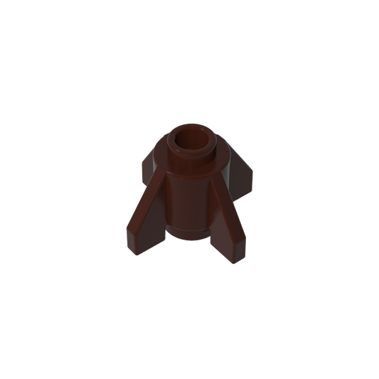 GDS-1153 - Brick Round 1 x 1 with Fins, Open Stud