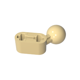 GDS-1155 - Technic Beam 1 x 2 with Ball Joint Angled