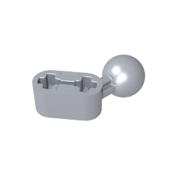 GDS-1155 - Technic Beam 1 x 2 with Ball Joint Angled