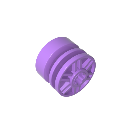 GDS-1158 - Wheel 18 x 14 with Axle Hole, Fake Bolts and Shallow Spokes