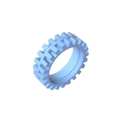 GDS-1161 - Tyre Offset Tread with Center Band 23 x 7