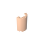 GDS-1164 - Cylinder Half 2 x 4 x 5 with 1 x 2 cutout