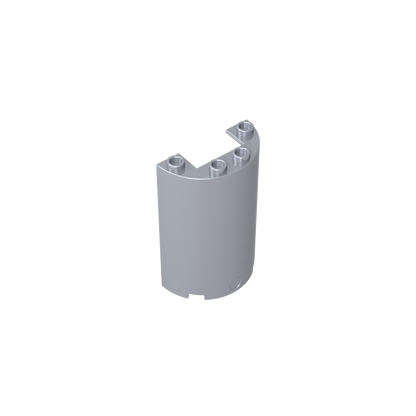 GDS-1164 - Cylinder Half 2 x 4 x 5 with 1 x 2 cutout