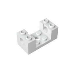GDS-1174 - Brick Special 2 x 4 x 1 1/3 with Holes and 2 x 2 Cutout