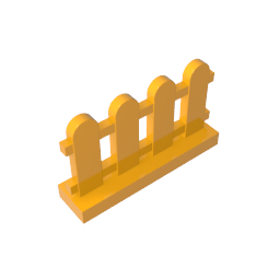 GDS-1177 - Picket Fence 1 x 4 x 2