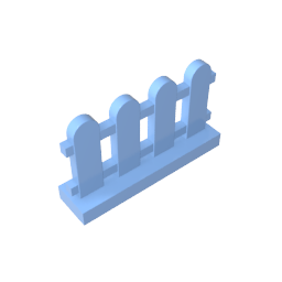 GDS-1177 - Picket Fence 1 x 4 x 2