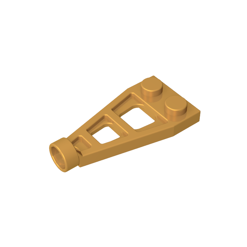 GDS-1180 - Plate Special 1 x 2 with Long Stud Receptacle (Space Wing)