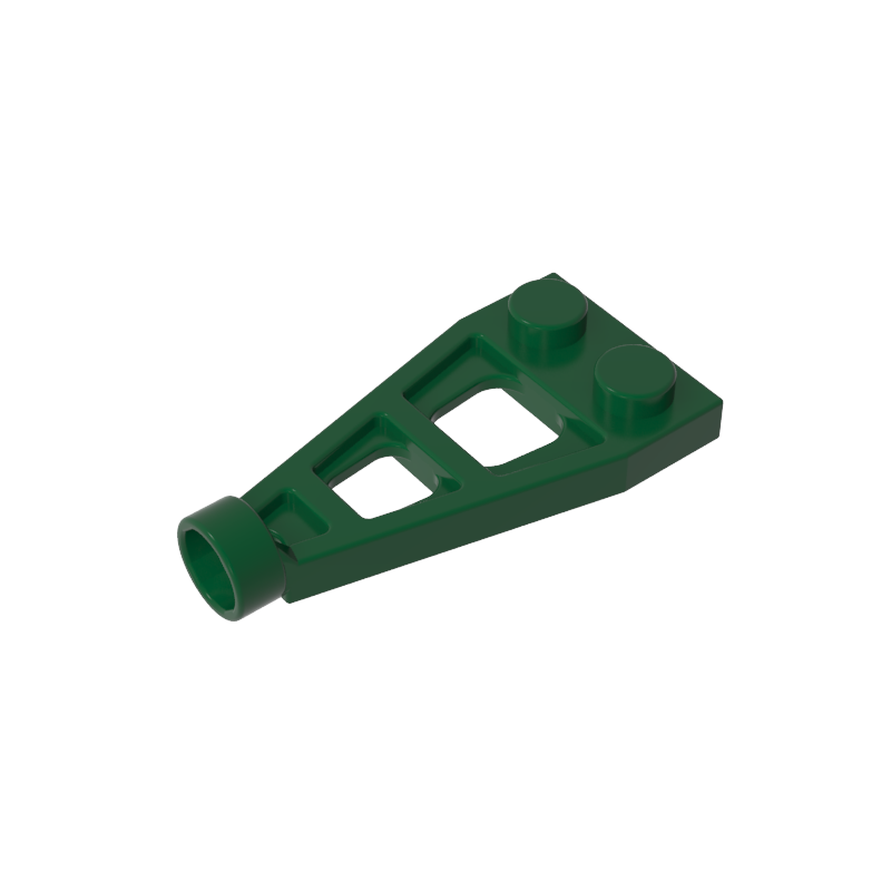 GDS-1180 - Plate Special 1 x 2 with Long Stud Receptacle (Space Wing)