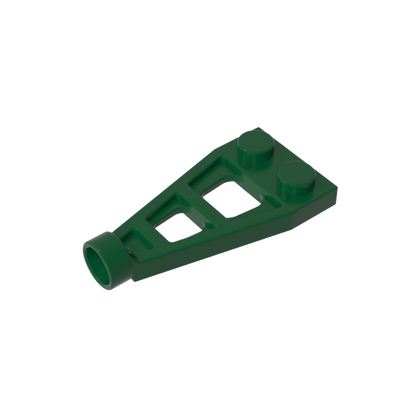 GDS-1180 - Plate Special 1 x 2 with Long Stud Receptacle (Space Wing)