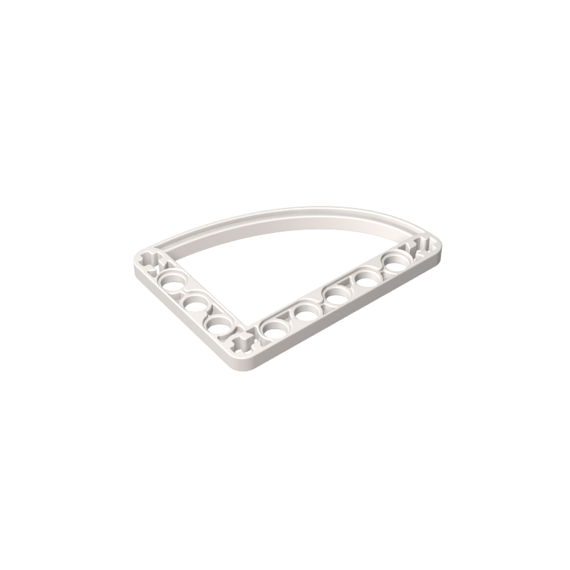 GDS-1181 - Technic Beam 5 x 7 L-Shape with Quarter Ellipse Thin