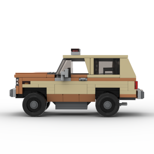 GOBRICKS MOC-118520 Jim Hopper's Chevy K5 Blazer from 'Stranger