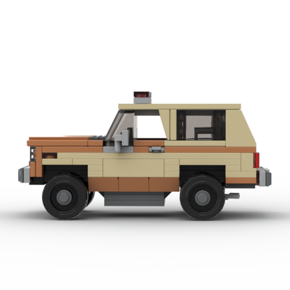 GOBRICKS MOC-118520 Jim Hopper's Chevy K5 Blazer from 'Stranger Things'
